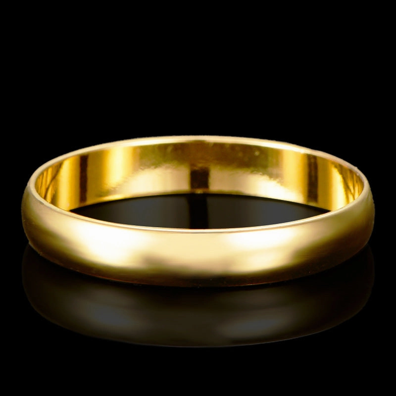 Wholesale Gold Plated Arc Copper Rings