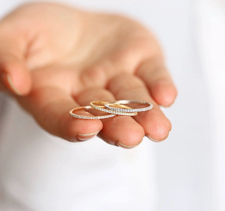 Wholesale Gold Plated Copper Thin Ring