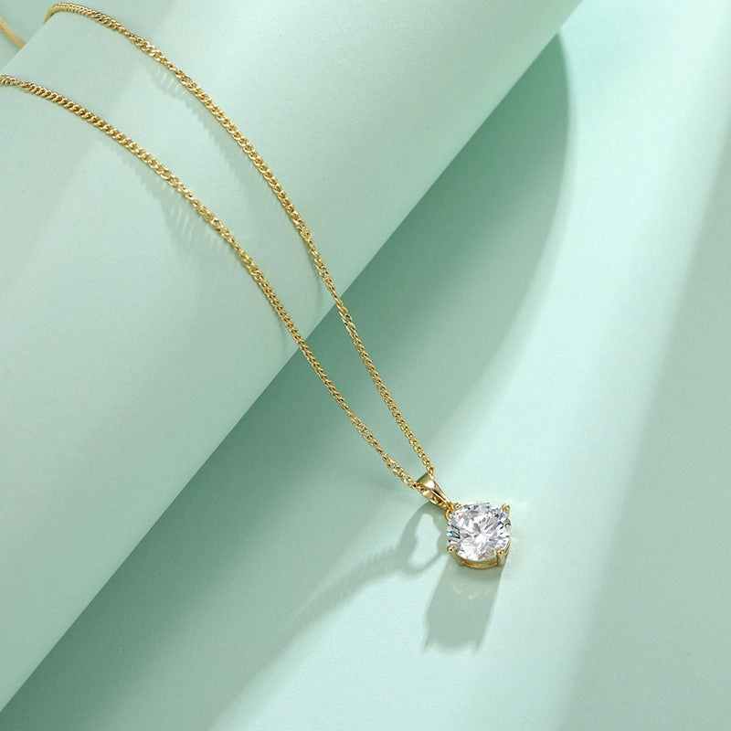 Wholesale Gold Plated Simple Fashion Alloy Necklace