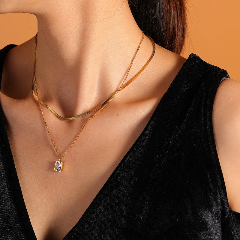 Wholesale Gold Plated Stainless Steel Necklace