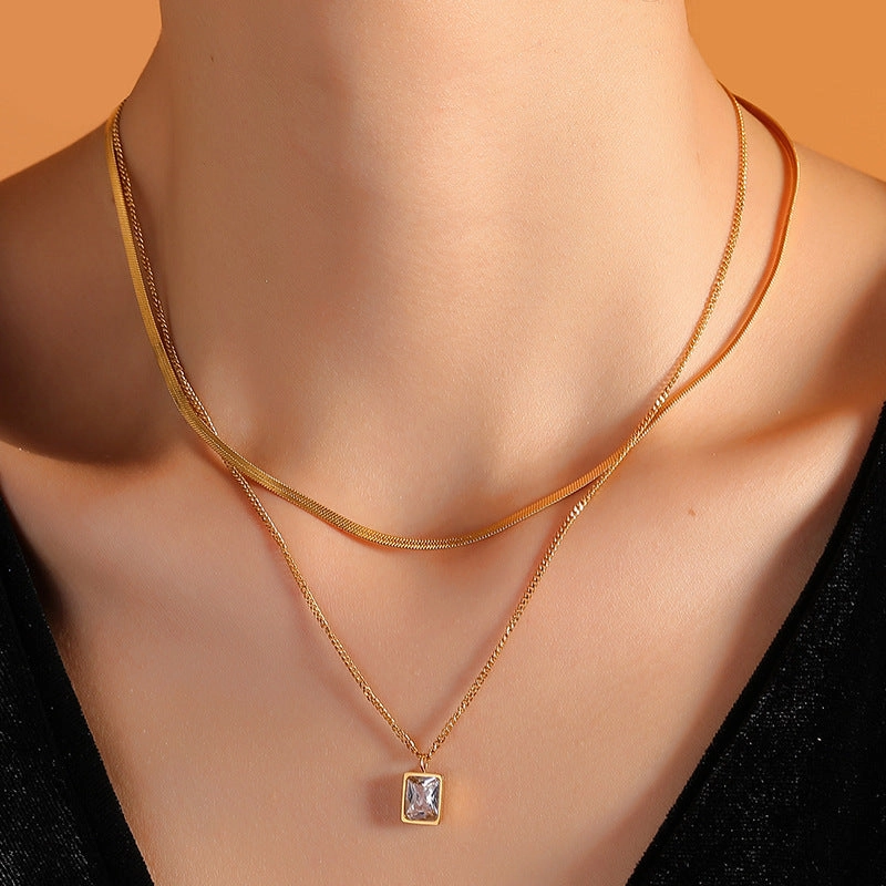 Wholesale Gold Plated Stainless Steel Necklace