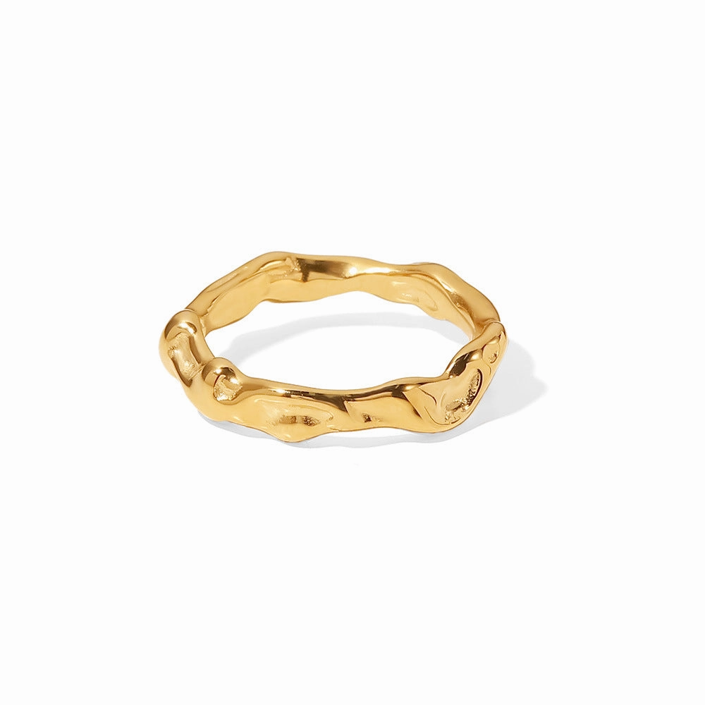 Wholesale Gold Plated Stainless Steel Rings