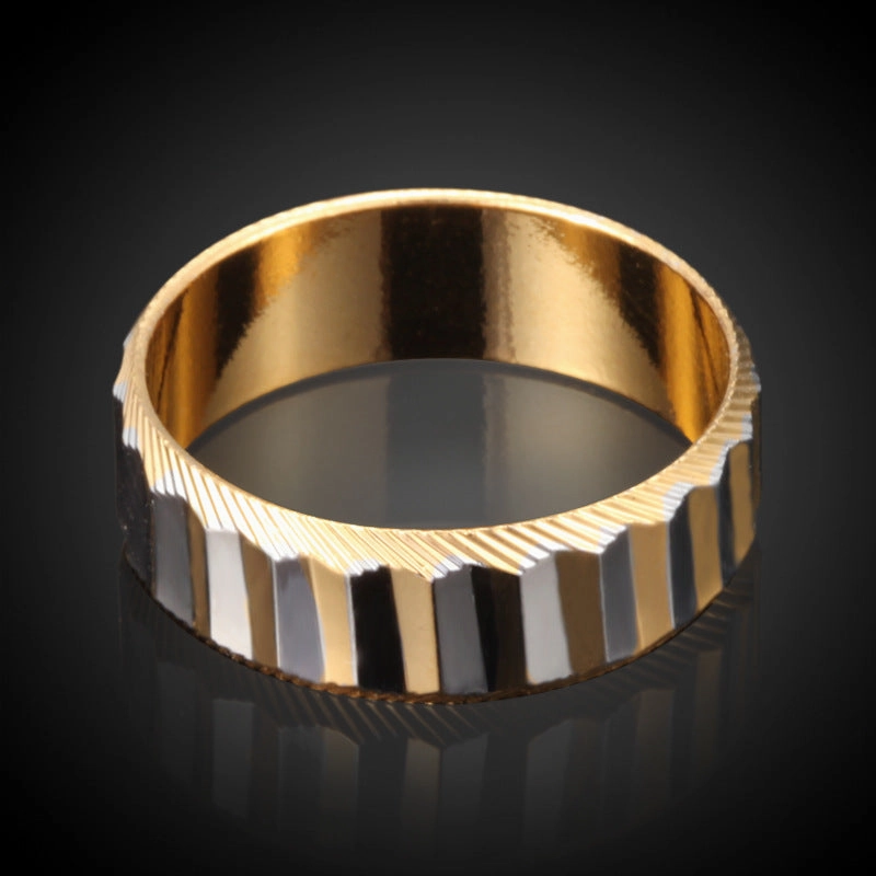 Wholesale Gold Plated Two Tone Copper Rings