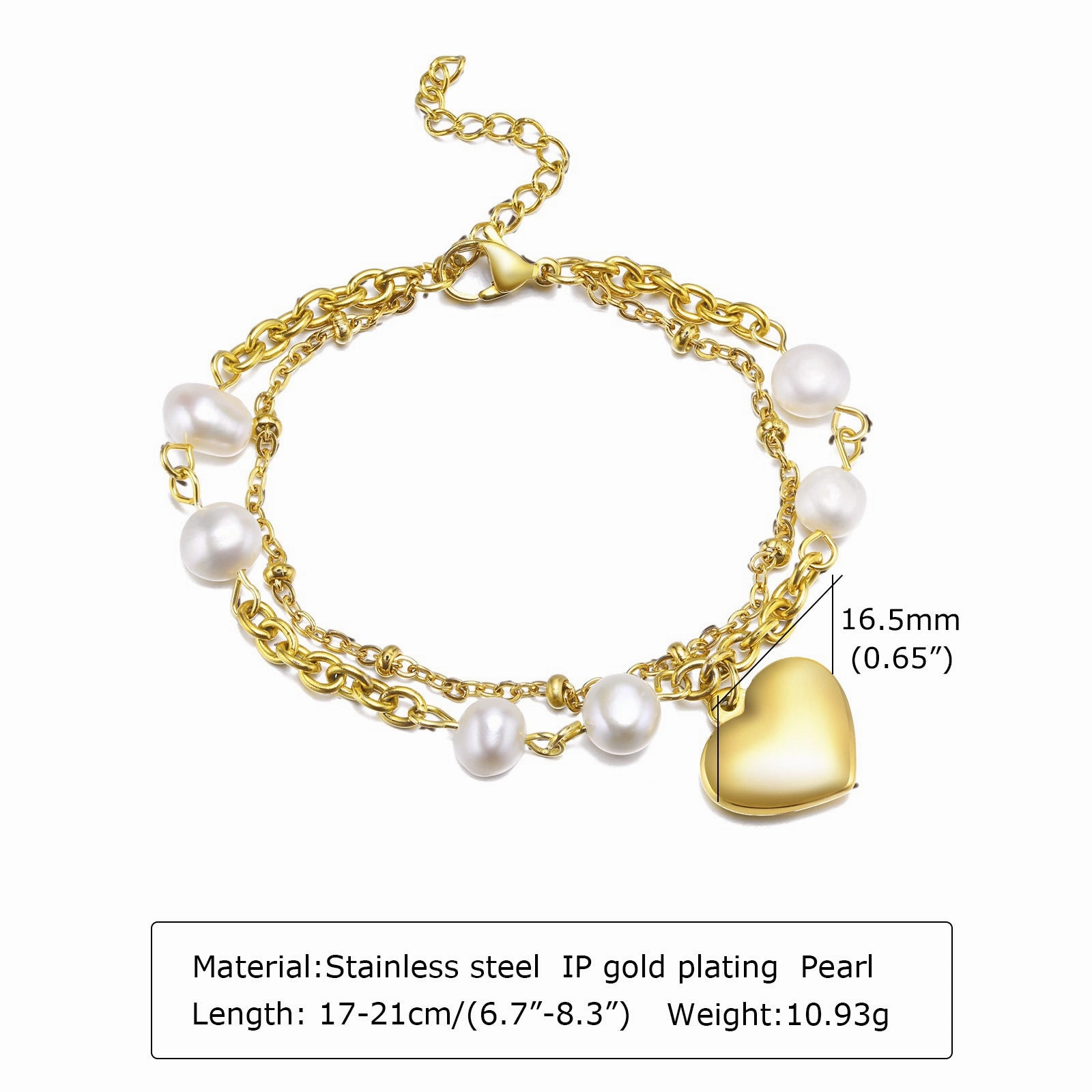 Wholesale Gold Rectangle Stainless Steel Bracelets
