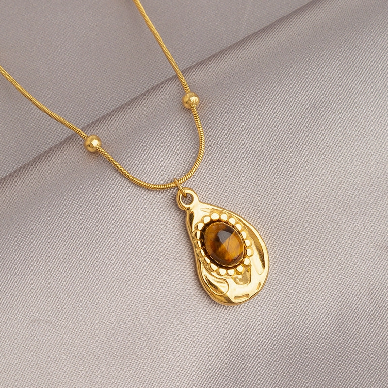 Wholesale Gold Titanium Steel Non-fading Necklace