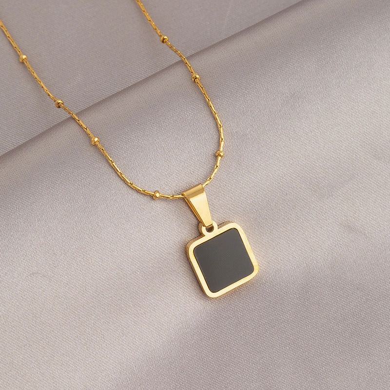 Wholesale Gold Titanium Steel Non-fading Necklace