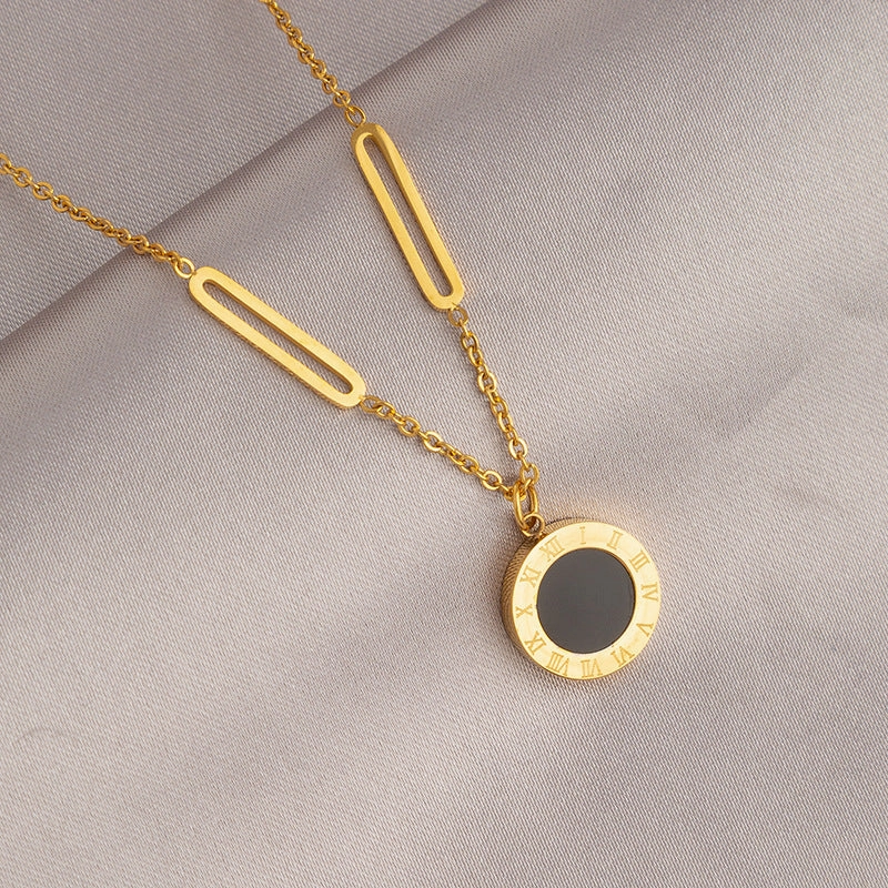 Wholesale Gold Titanium Steel Non-fading Necklace