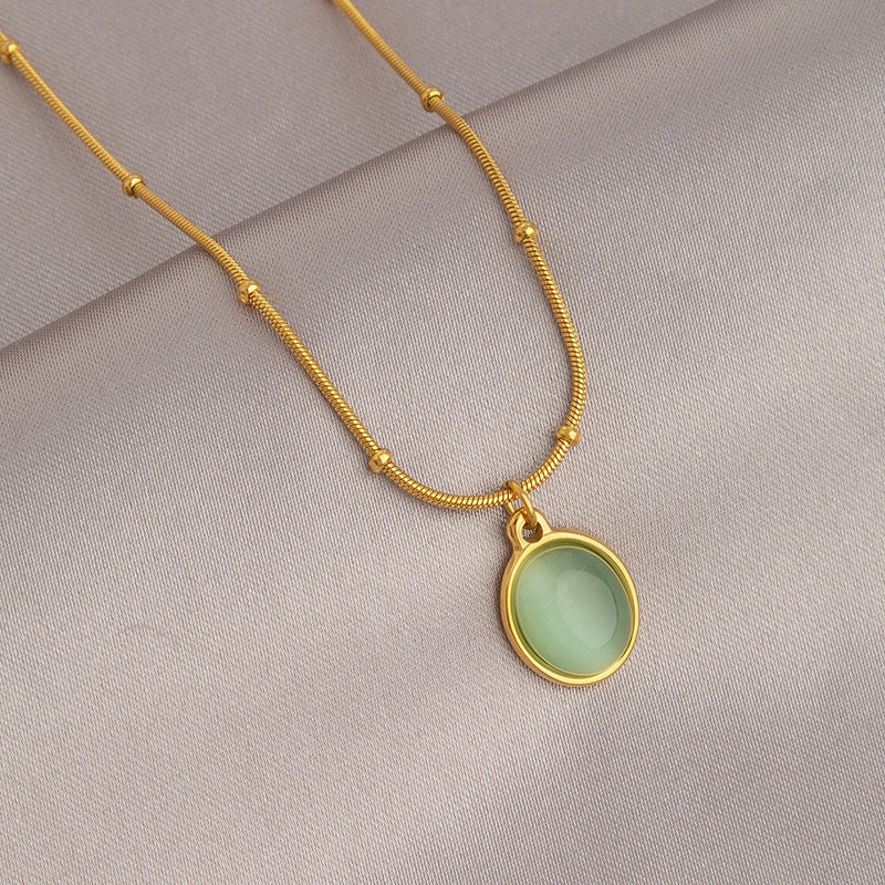 Wholesale Gold Titanium Steel Non-fading Necklace