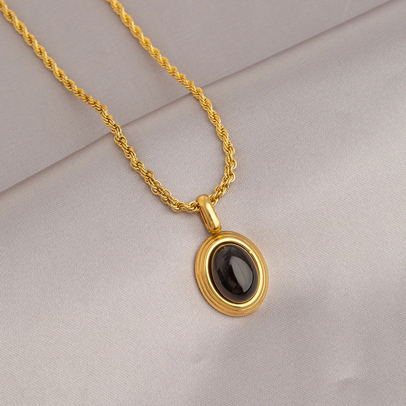 Wholesale Gold Titanium Steel Non-fading Necklace