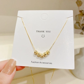 Wholesale Golden Beanie Versatile Necklace Choker Necklace