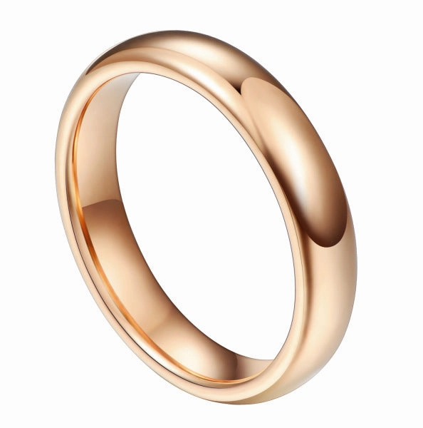 Wholesale Golden Black Gold Pair Index Finger Tungsten Steel Ring Single Tail Ring
