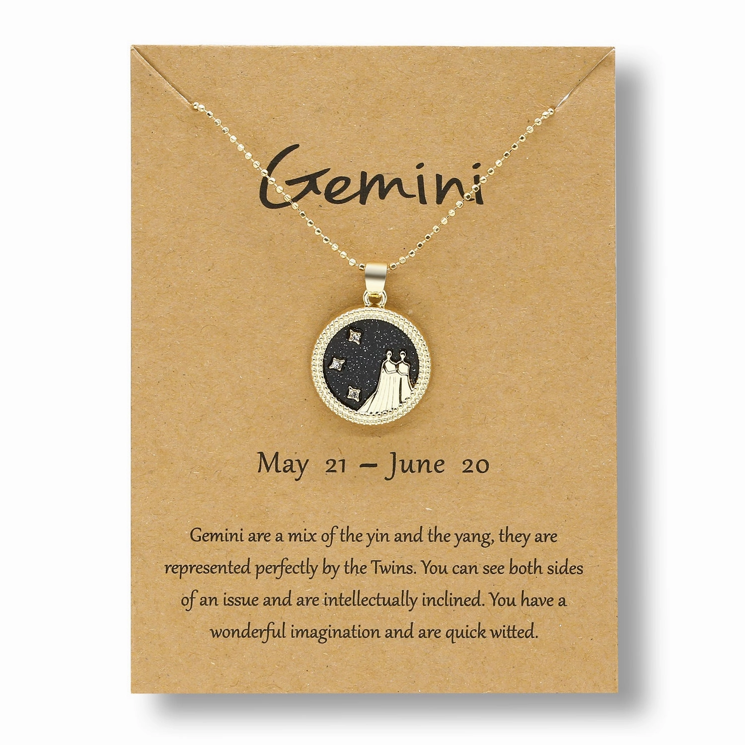 Wholesale Golden Zodiac Sign Coin Clavicle Chain Sweater Chain