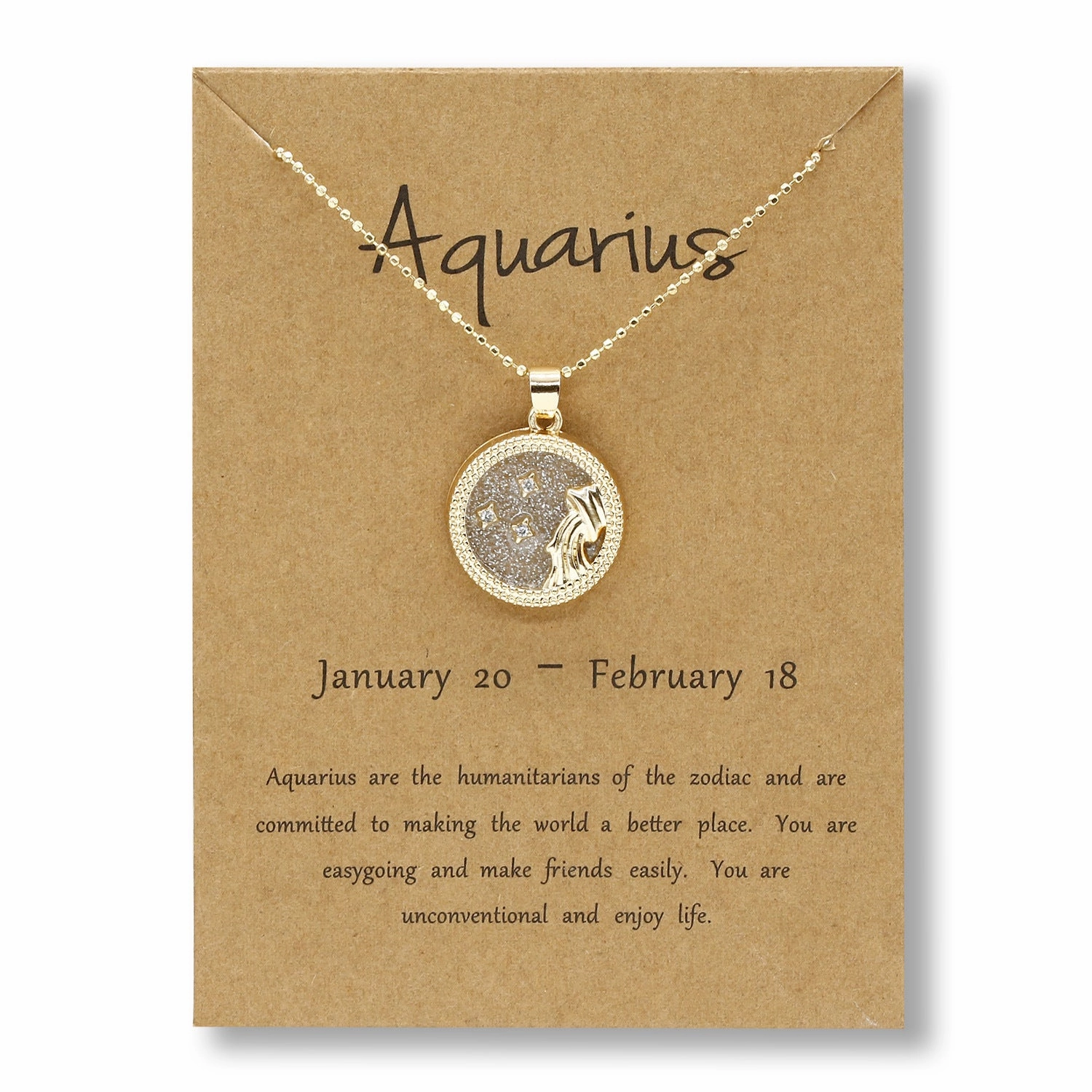 Wholesale Golden Zodiac Sign Coin Clavicle Chain Sweater Chain