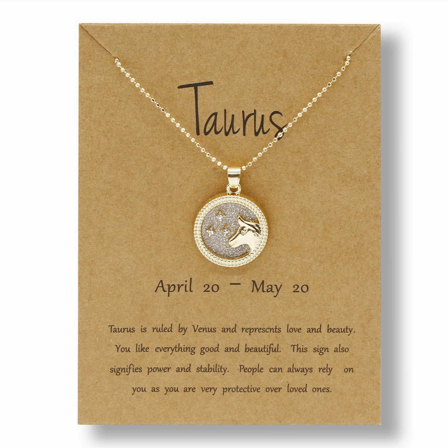 Wholesale Golden Zodiac Sign Coin Clavicle Chain Sweater Chain