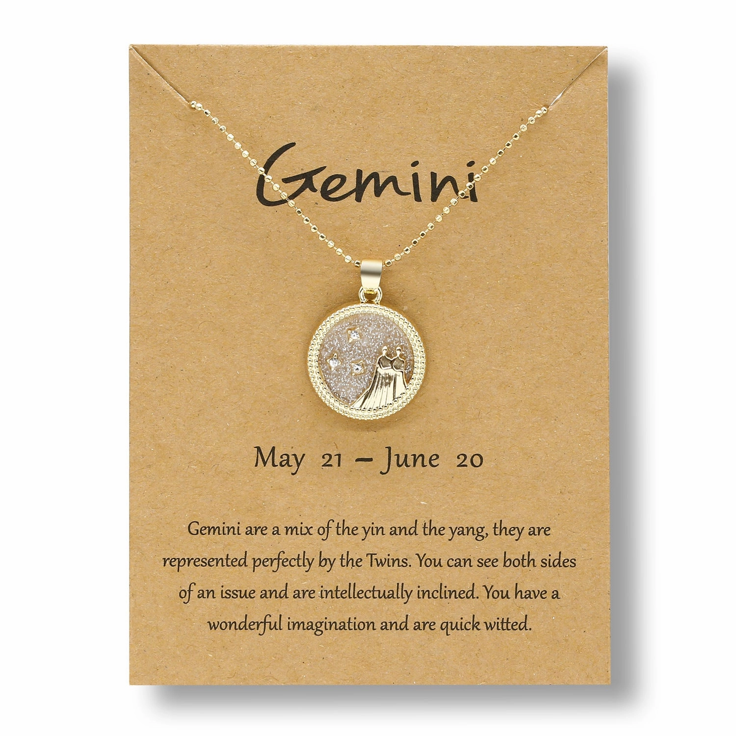 Wholesale Golden Zodiac Sign Coin Clavicle Chain Sweater Chain