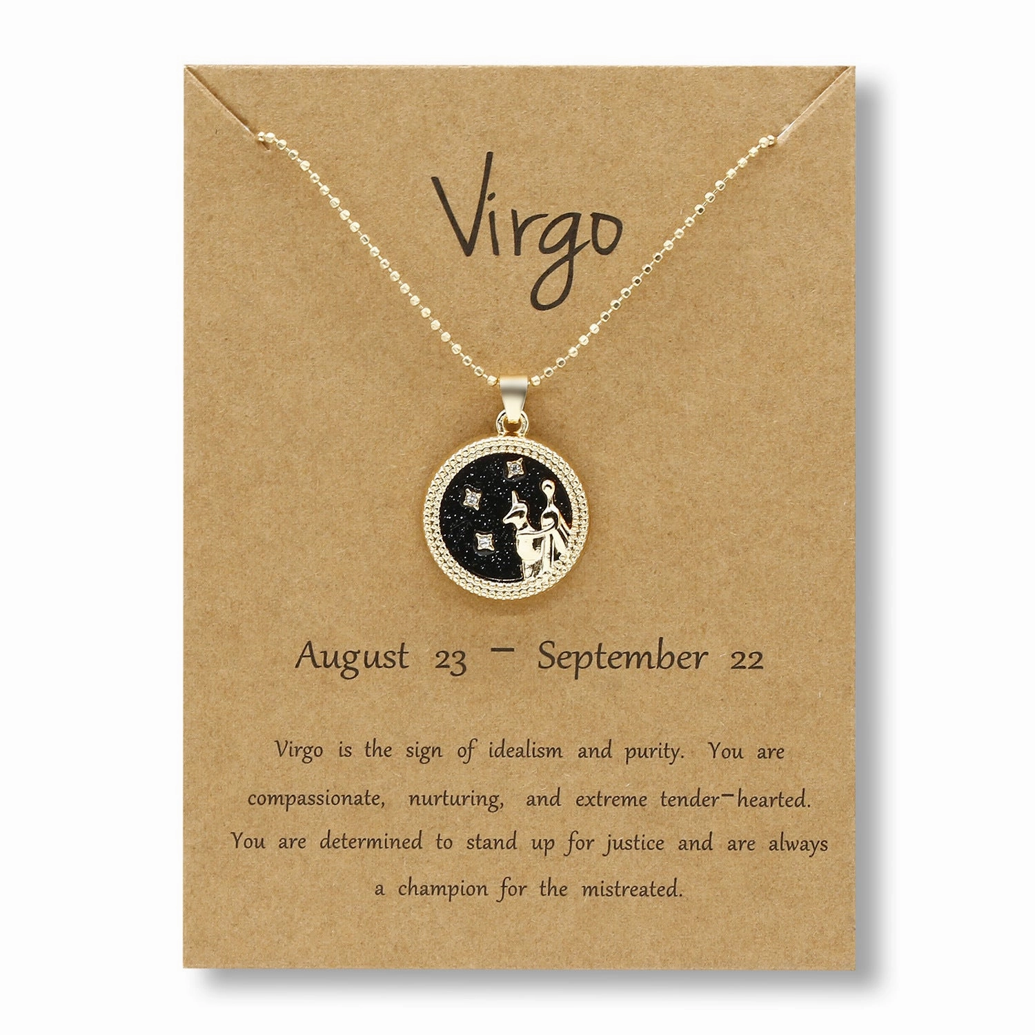 Wholesale Golden Zodiac Sign Coin Clavicle Chain Sweater Chain