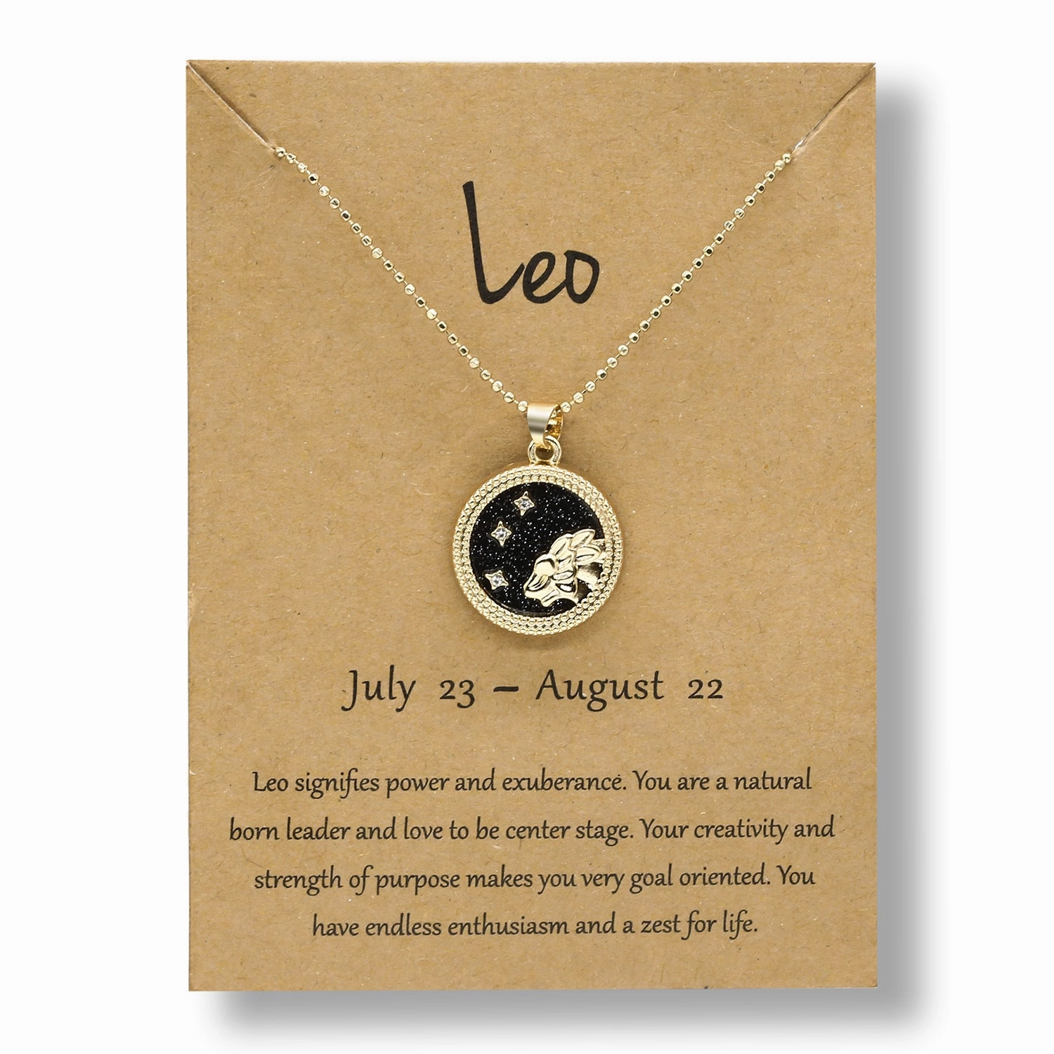 Wholesale Golden Zodiac Sign Coin Clavicle Chain Sweater Chain