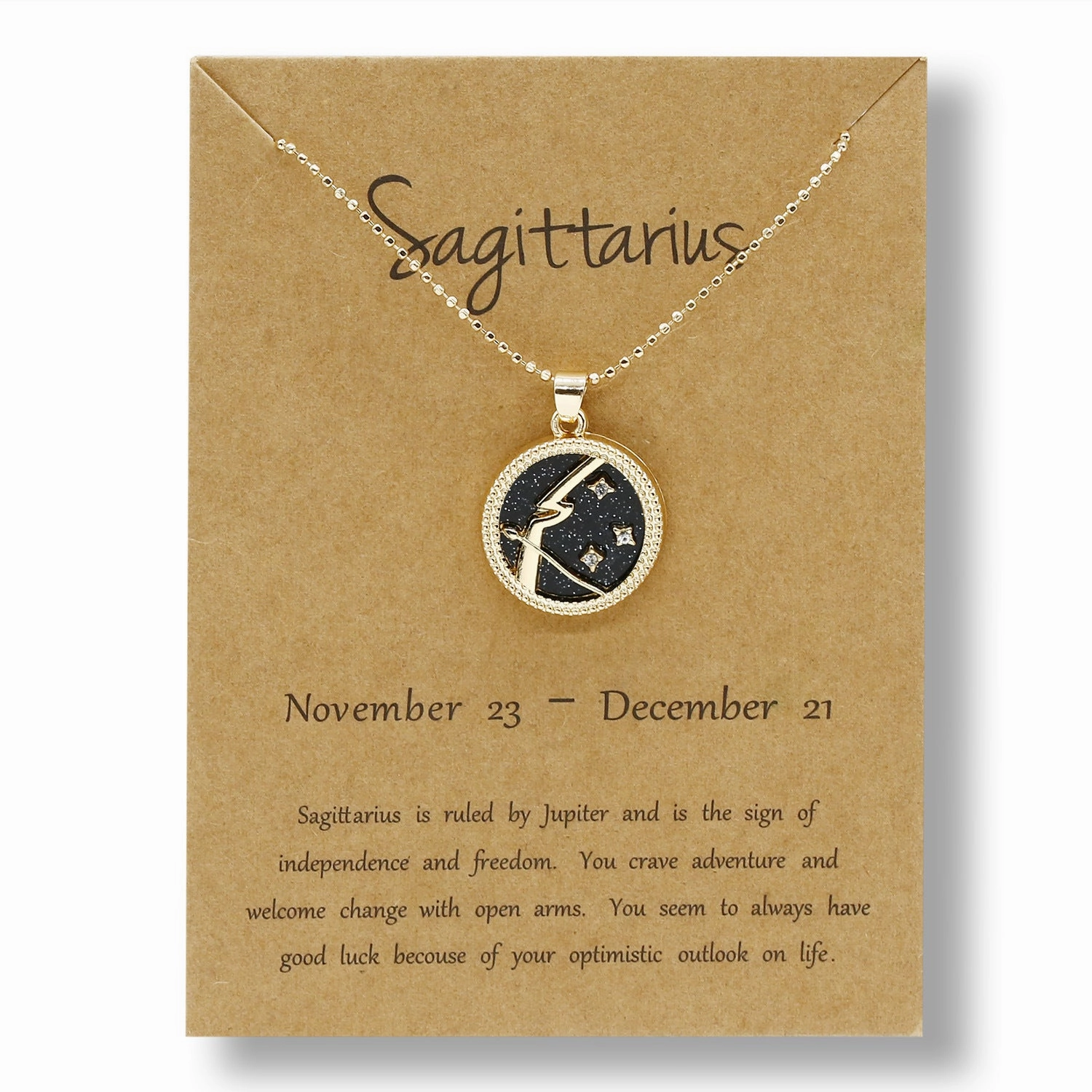 Wholesale Golden Zodiac Sign Coin Clavicle Chain Sweater Chain