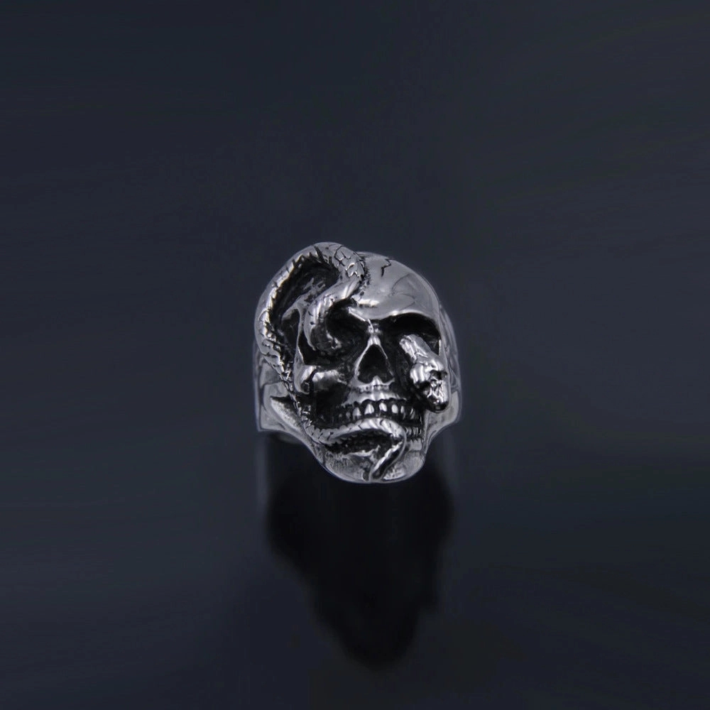 Wholesale Goth Theme Vintage Alloy Rings