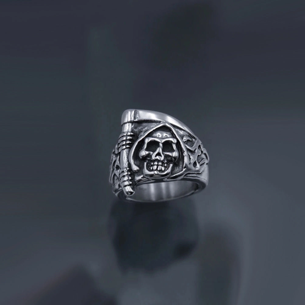 Wholesale Goth Theme Vintage Alloy Rings