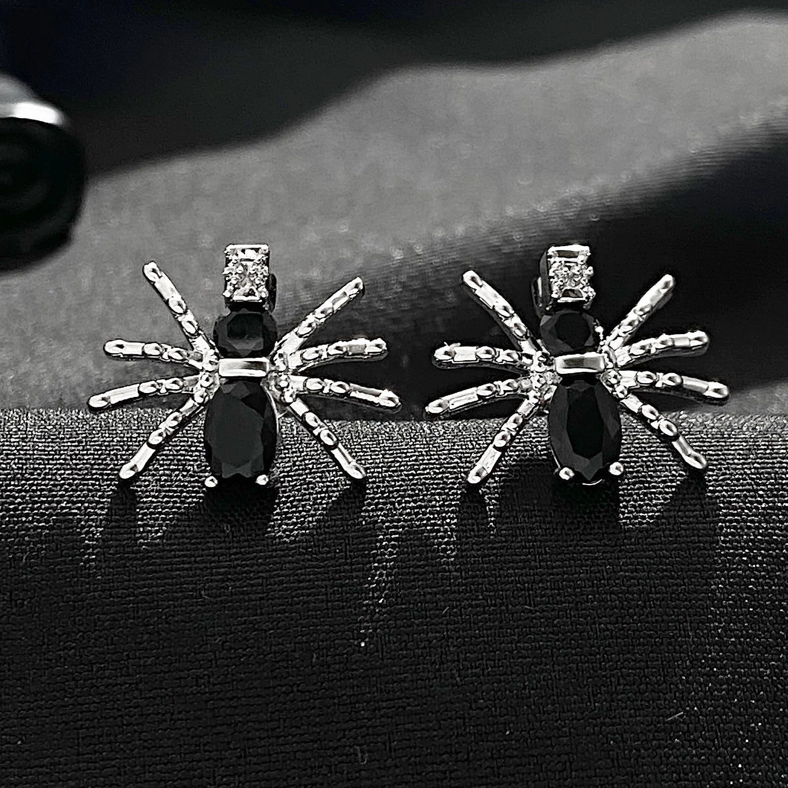 Wholesale Gothic Dark Spider Copper Earrings