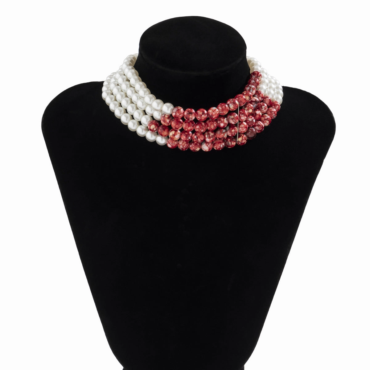 Wholesale Gothic Halloween Character Beaded Tassel Necklace