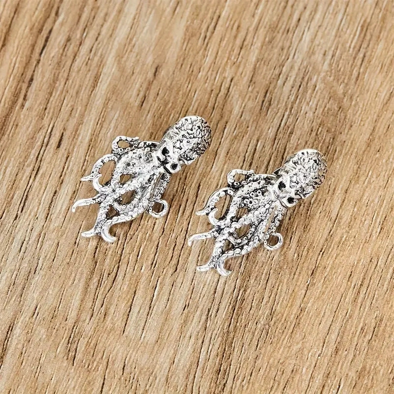 Wholesale Gothic Octopus Alloy Earrings