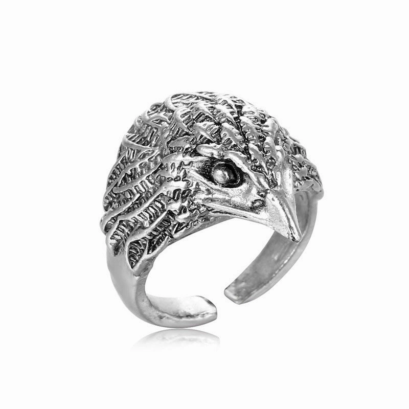 Wholesale Gothic Punk Exaggeration Alloy Adjustable Rings