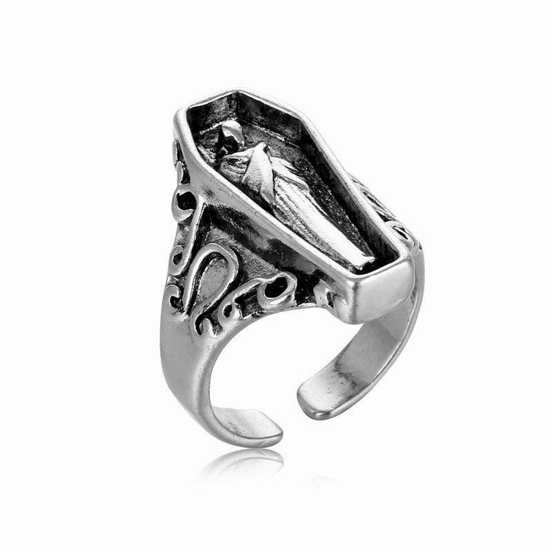Wholesale Gothic Punk Exaggeration Alloy Adjustable Rings