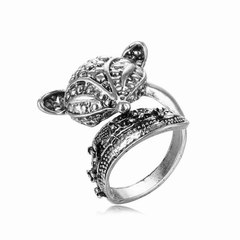 Wholesale Gothic Punk Exaggeration Alloy Adjustable Rings