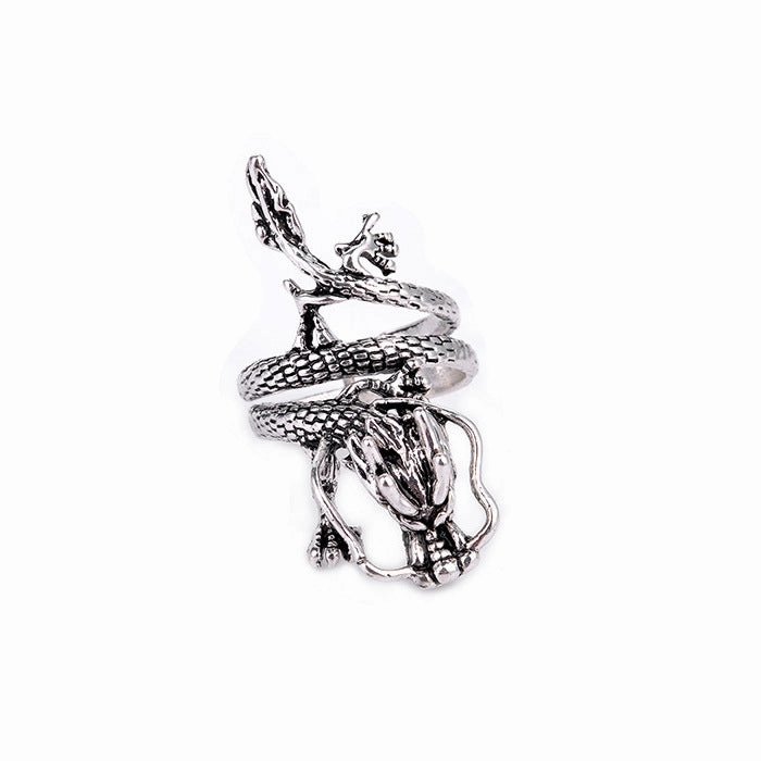 Wholesale Gothic Punk Exaggeration Alloy Adjustable Rings