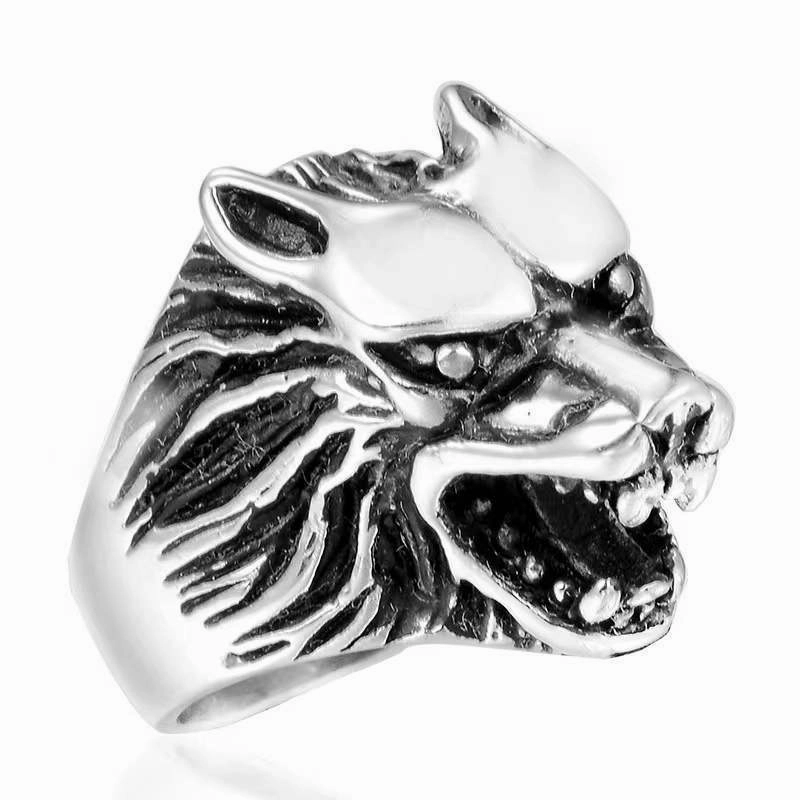 Wholesale Gothic Punk Exaggeration Alloy Adjustable Rings