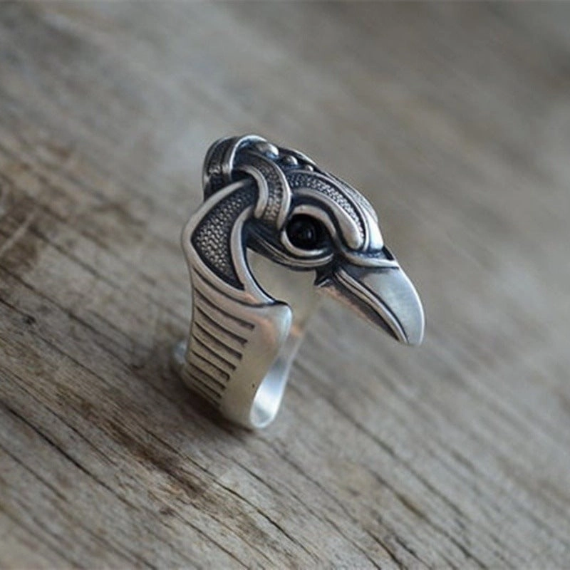 Wholesale Gothic Retro Crow Men's Alloy Rings