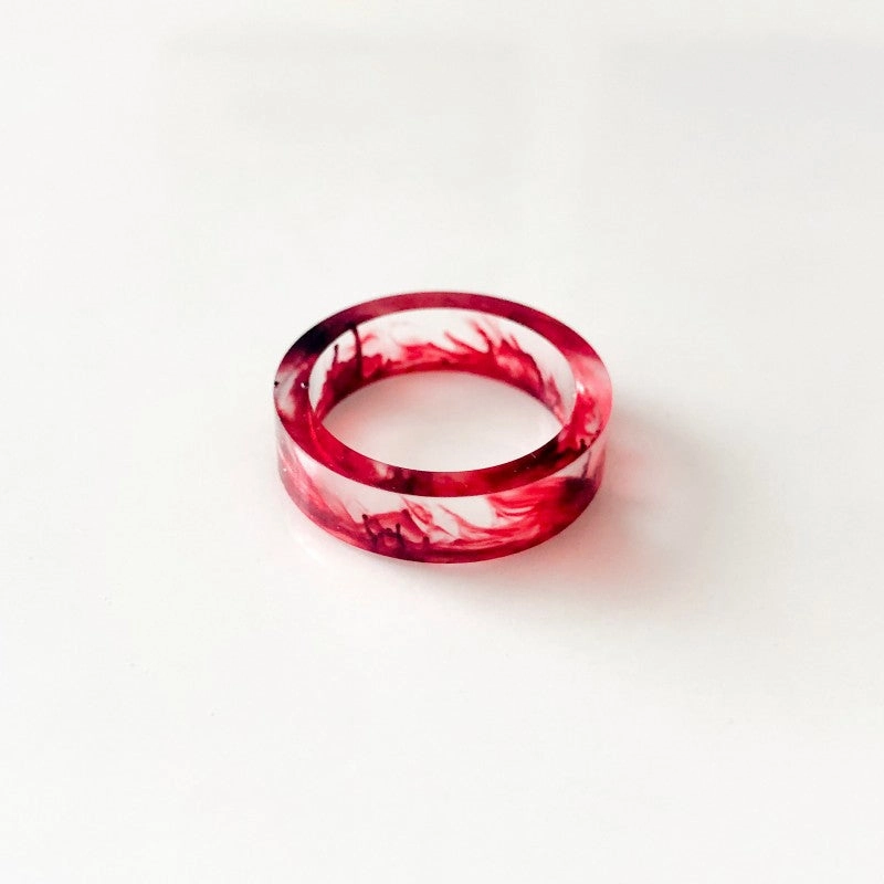 Wholesale Gothic Sfumato Crystal Resin Ring