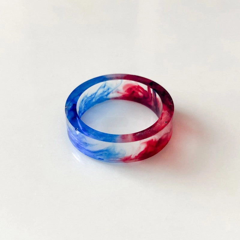 Wholesale Gothic Sfumato Crystal Resin Ring