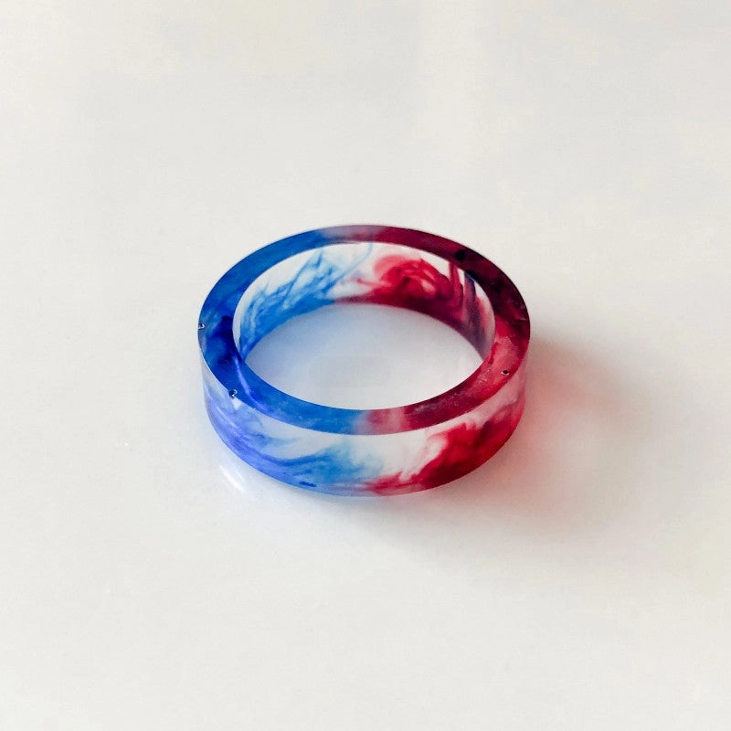 Wholesale Gothic Sfumato Crystal Resin Ring