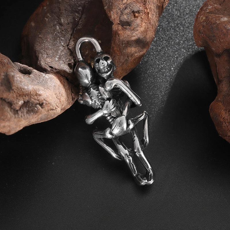 Wholesale Gothic Skull Pendant Alloy Necklaces