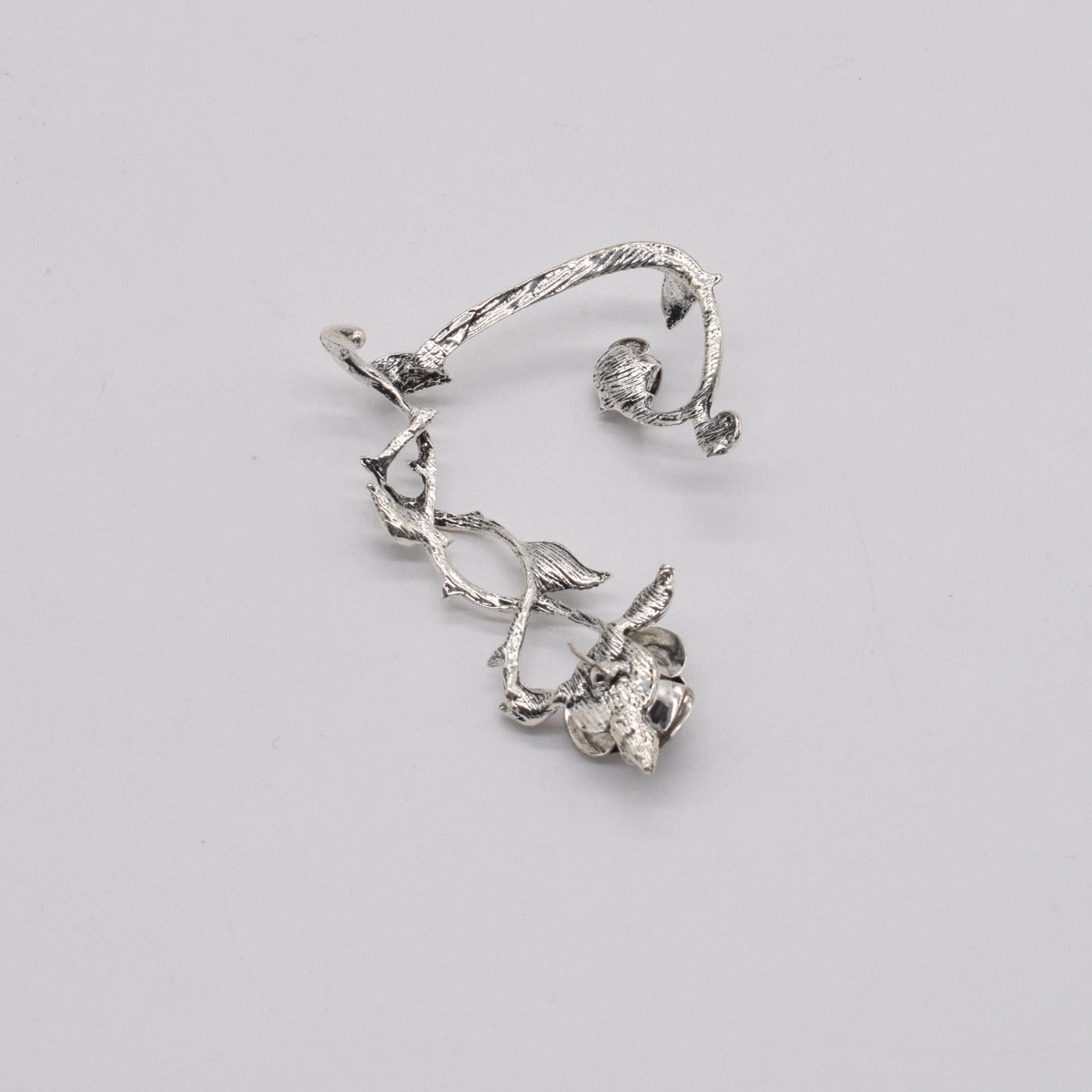 Wholesale Gothic Wind Metal Earrings Rose Earrings