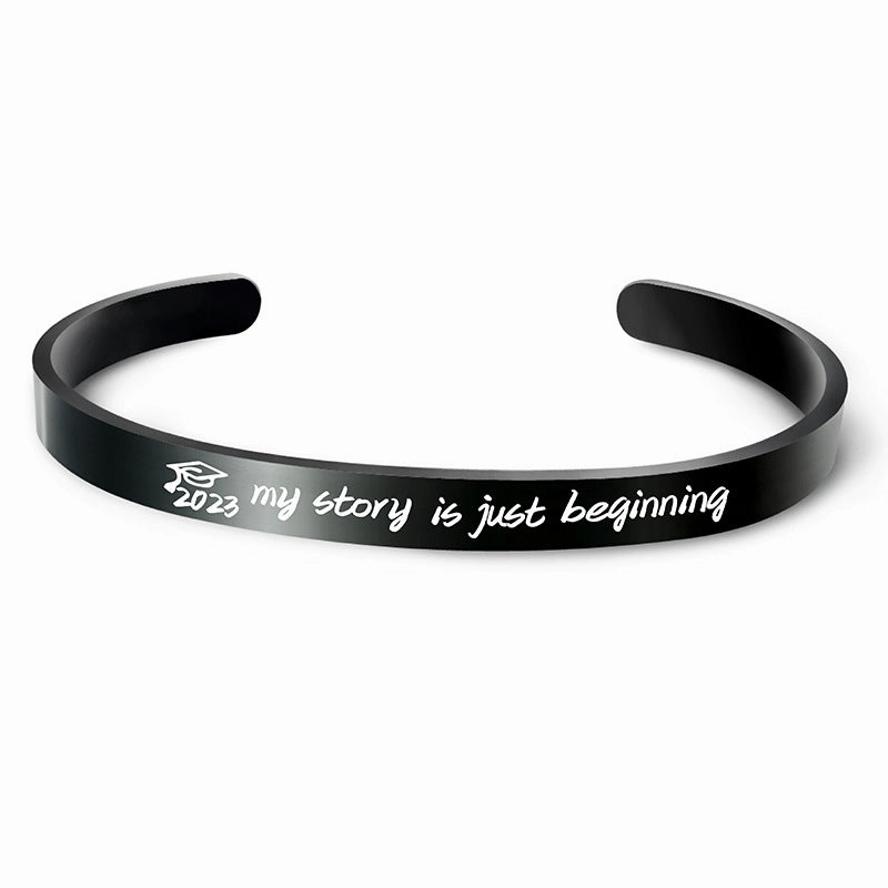 Wholesale Graduation Doctoral Cap Stainless Steel Bracelet