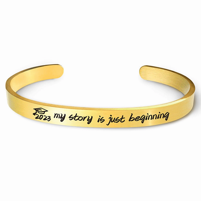 Wholesale Graduation Doctoral Cap Stainless Steel Bracelet