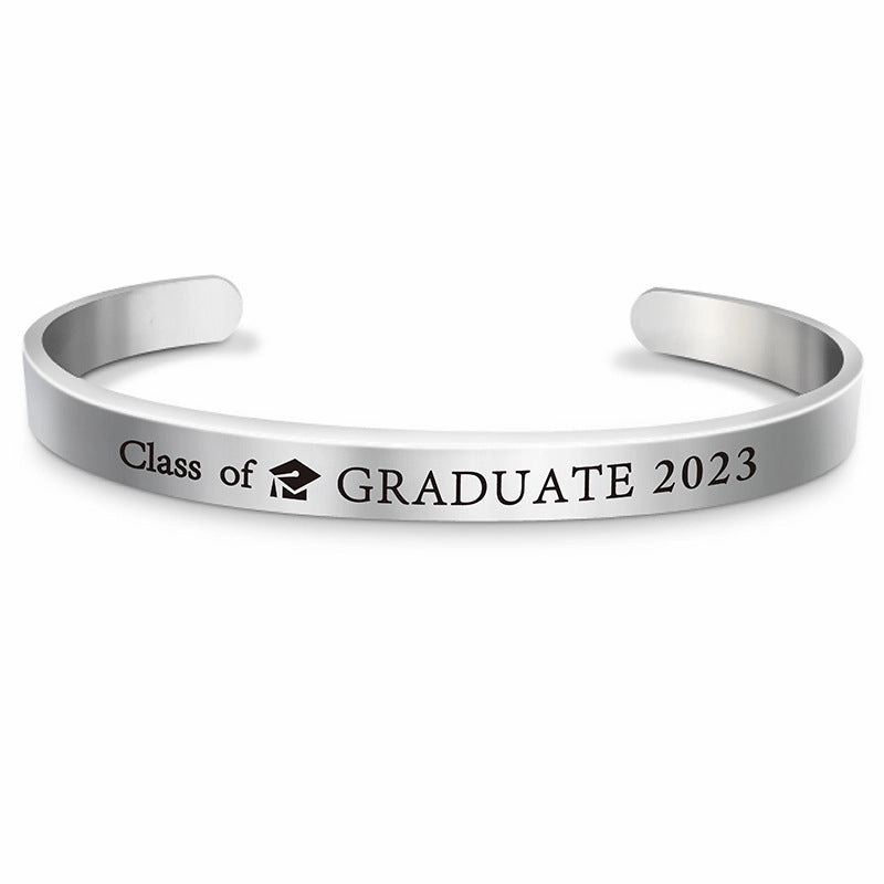 Wholesale Graduation Doctoral Cap Stainless Steel Bracelet
