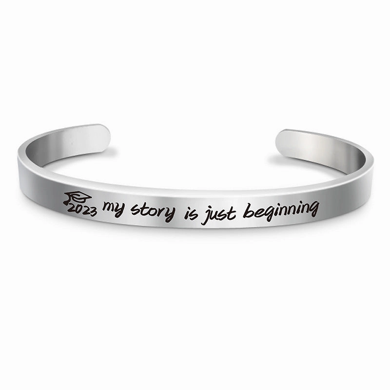 Wholesale Graduation Doctoral Cap Stainless Steel Bracelet