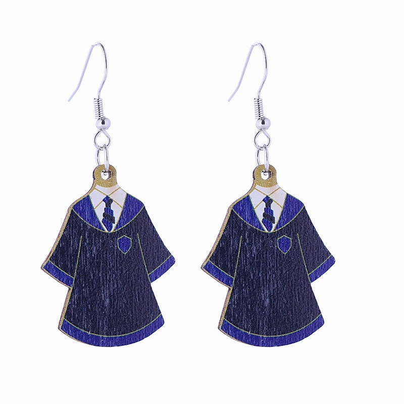 Wholesale Graduation Season Wooden Earrings