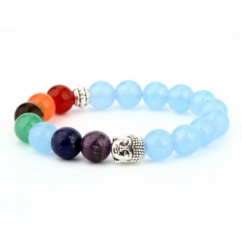 Wholesale Green Aventurine Onyx Volcanic Stone Beads Bracelet