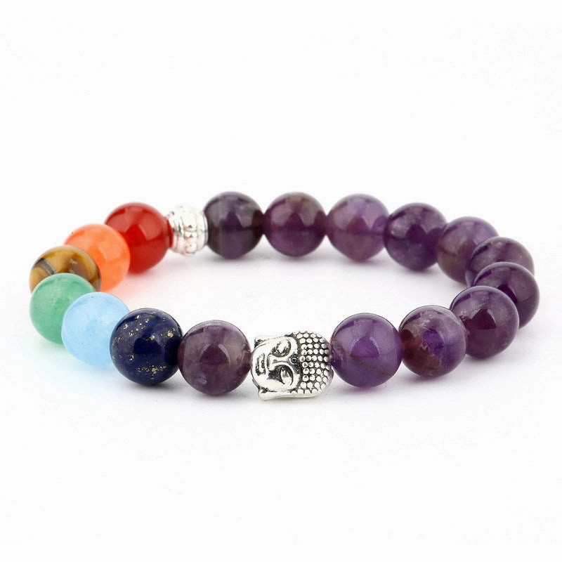 Wholesale Green Aventurine Onyx Volcanic Stone Beads Bracelet