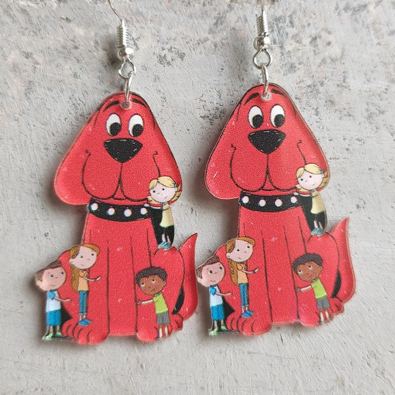 Wholesale Guitar Cat Elephant Puppy Student Teacher Earrings