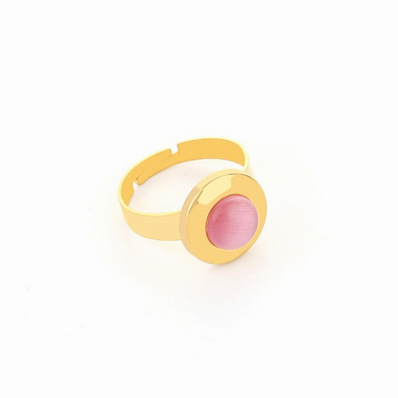 Wholesale Gute Opal Jewelry Set Titanium Steel Bracelet Necklace Ring Ring Earrings Set of Four