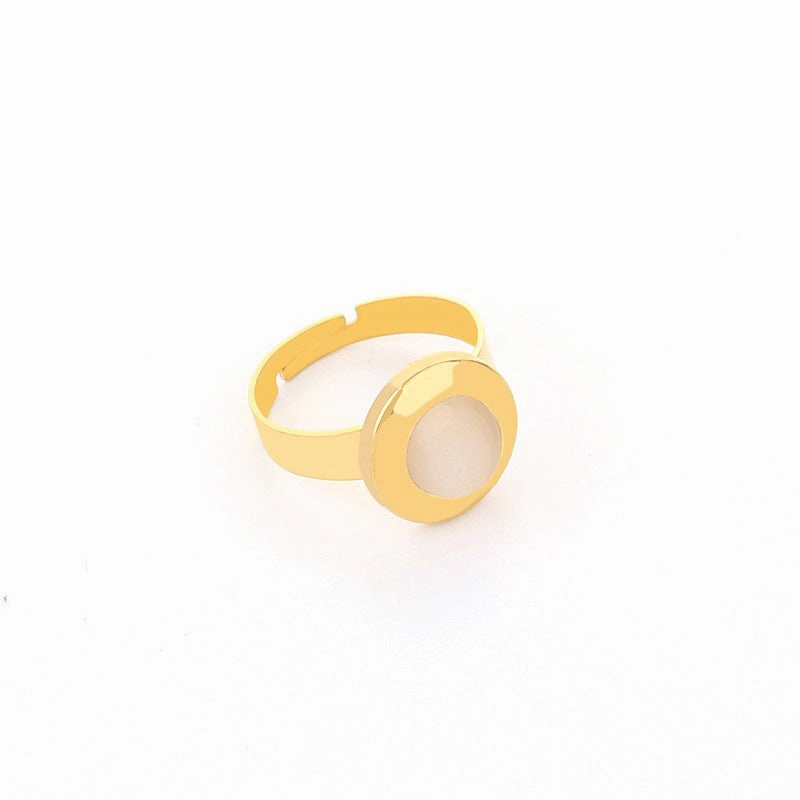 Wholesale Gute Opal Jewelry Set Titanium Steel Bracelet Necklace Ring Ring Earrings Set of Four