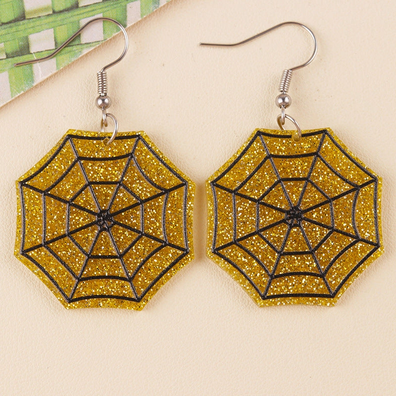 Wholesale Halloween Bat Pumpkin Ghost Acrylic Earrings