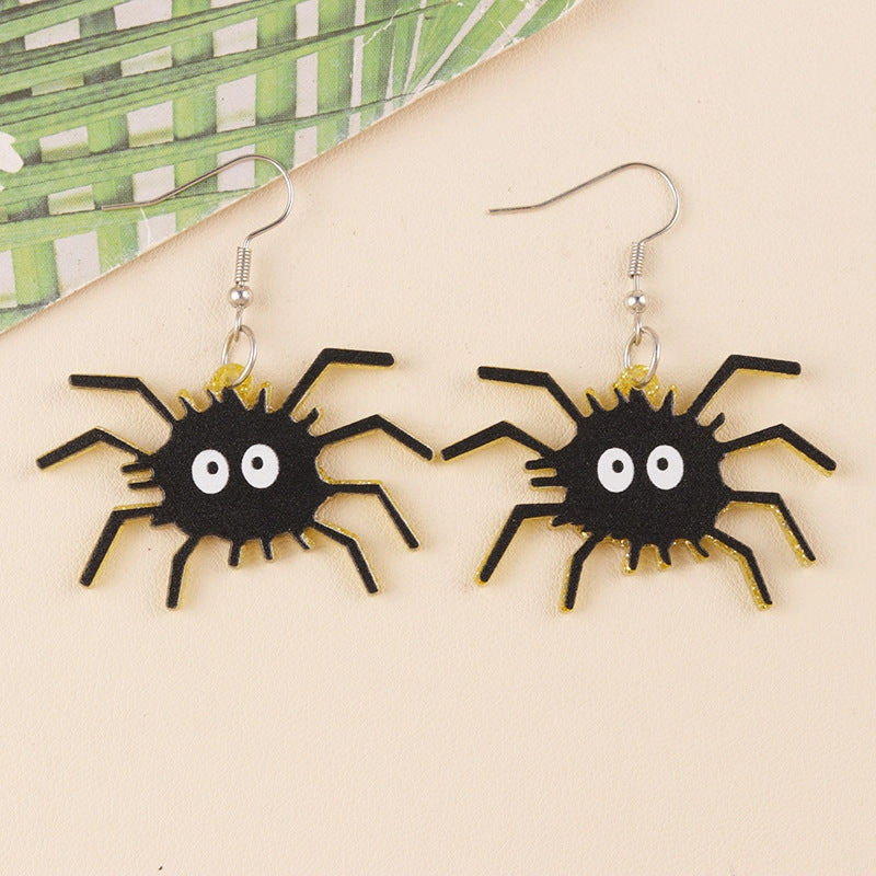 Wholesale Halloween Bat Pumpkin Ghost Acrylic Earrings